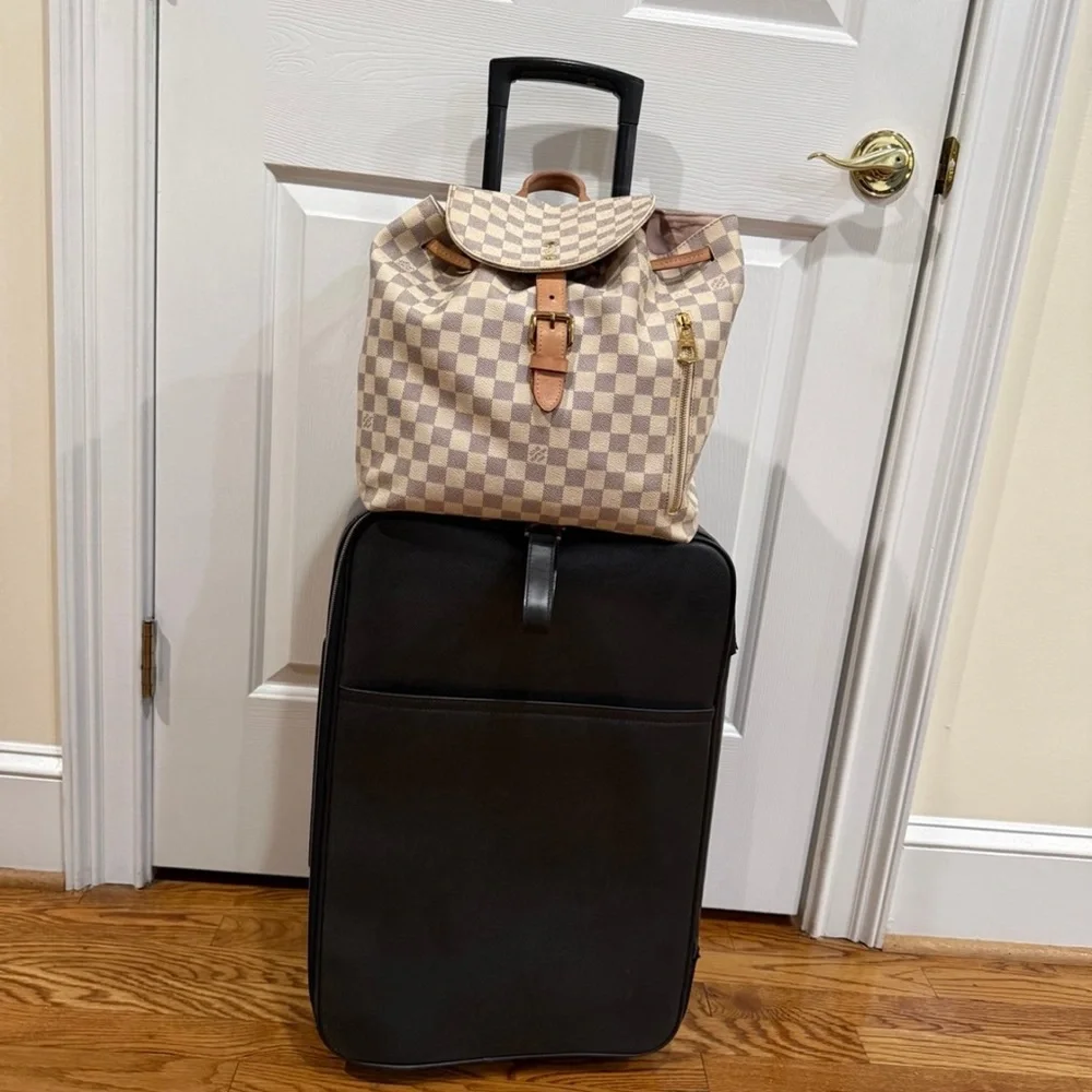 Louis Vuitton Taiga Pegasus 55 Rolling Suitcase Travel Luggage - Picture 6 of 12